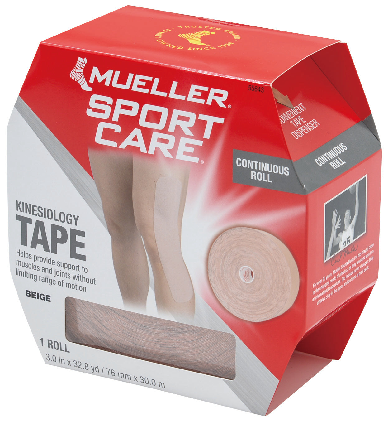 キネシオロジーテープ(50・76mm/業務用30mロール) – Mueller Japan
