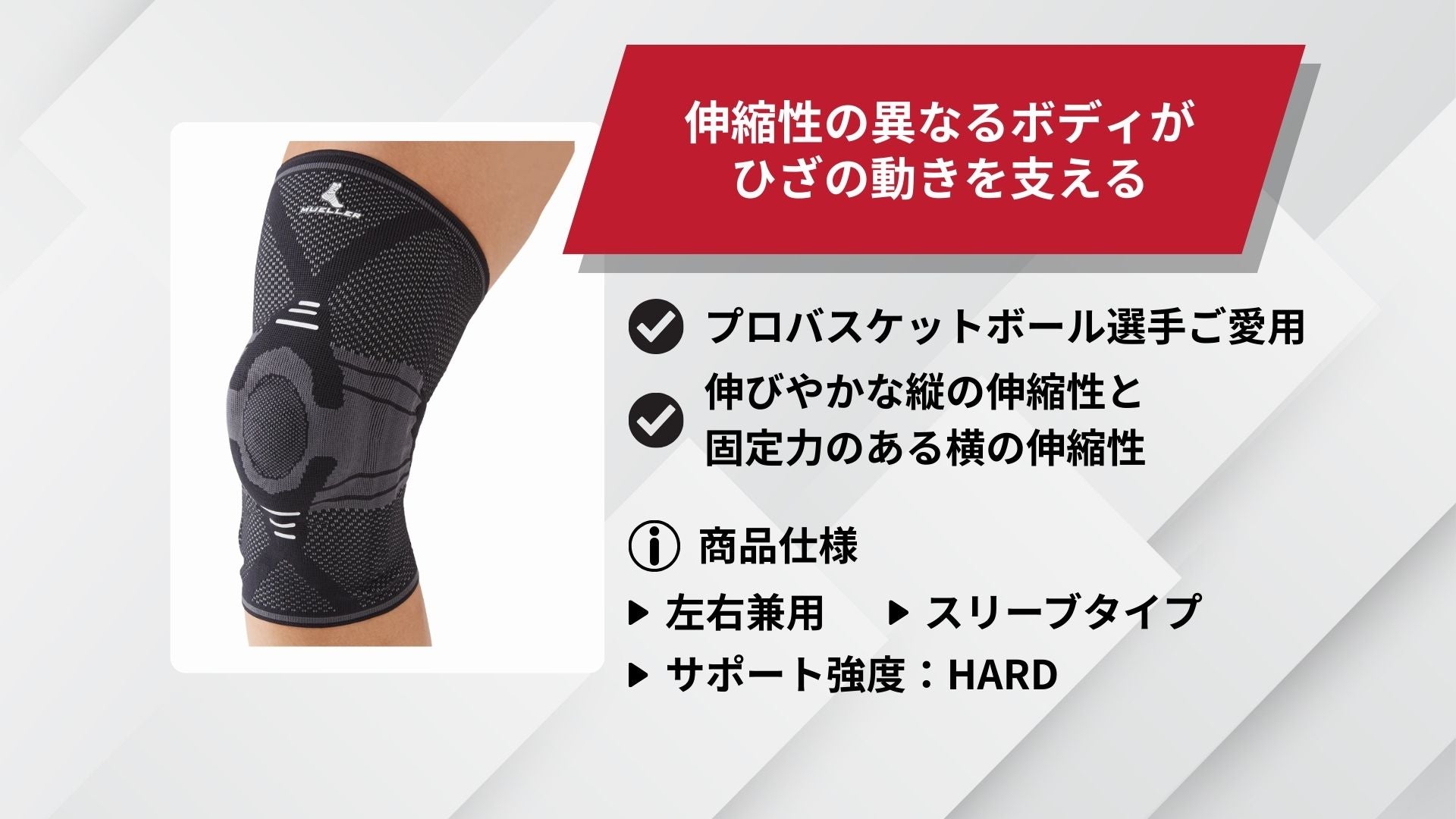 Knee Supporter – Mueller Japan