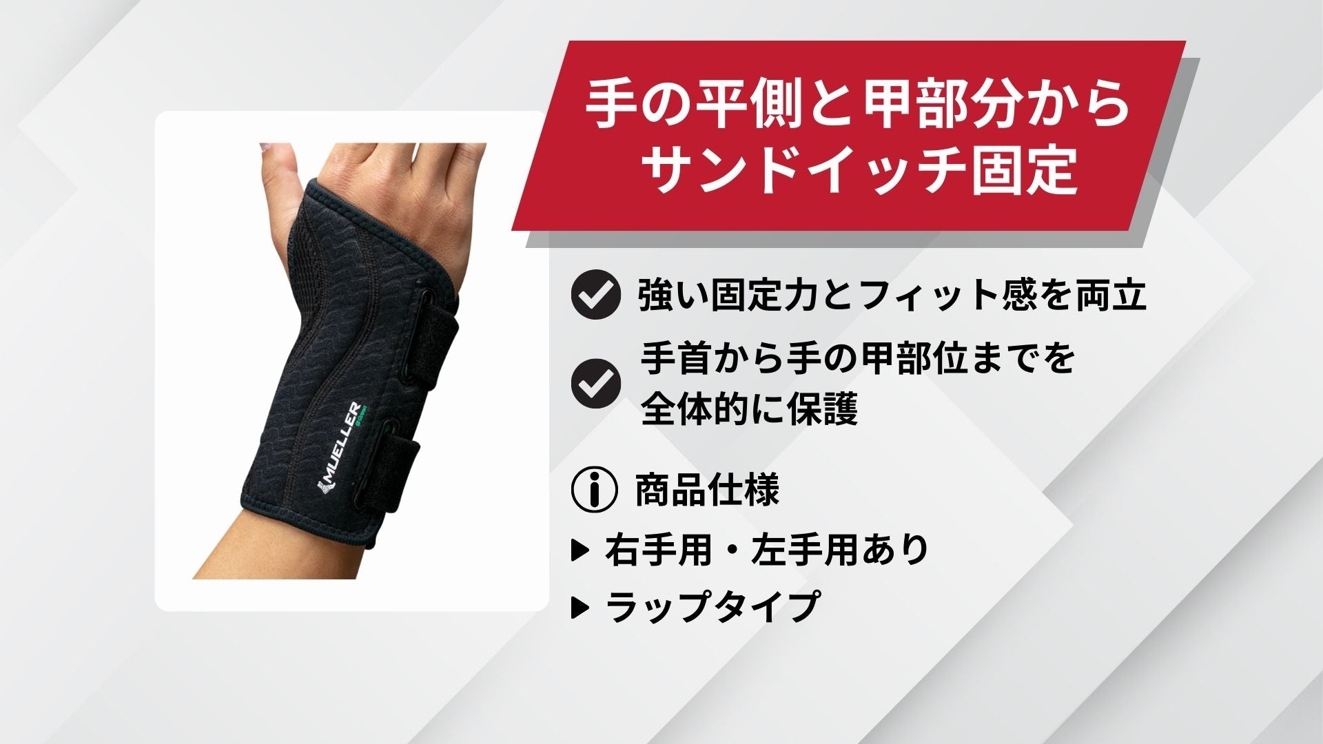 Wrist Supporter – Mueller Japan
